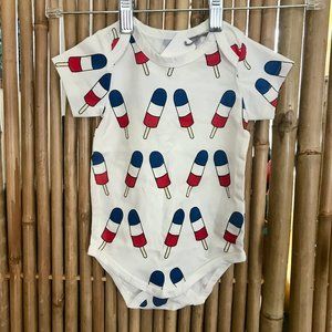 NWT Monica and Andy 9-12M popsicle 4th of July bodysuit